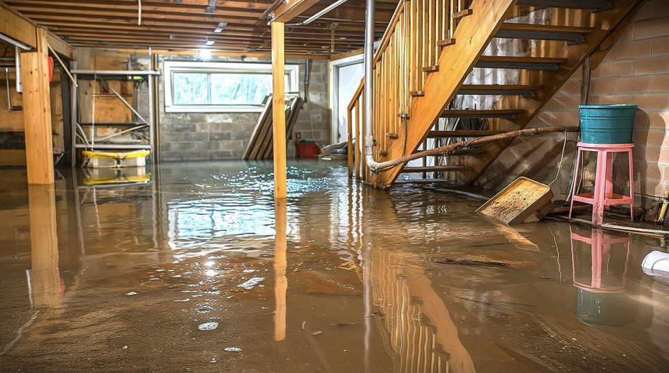 water in someone’s basement