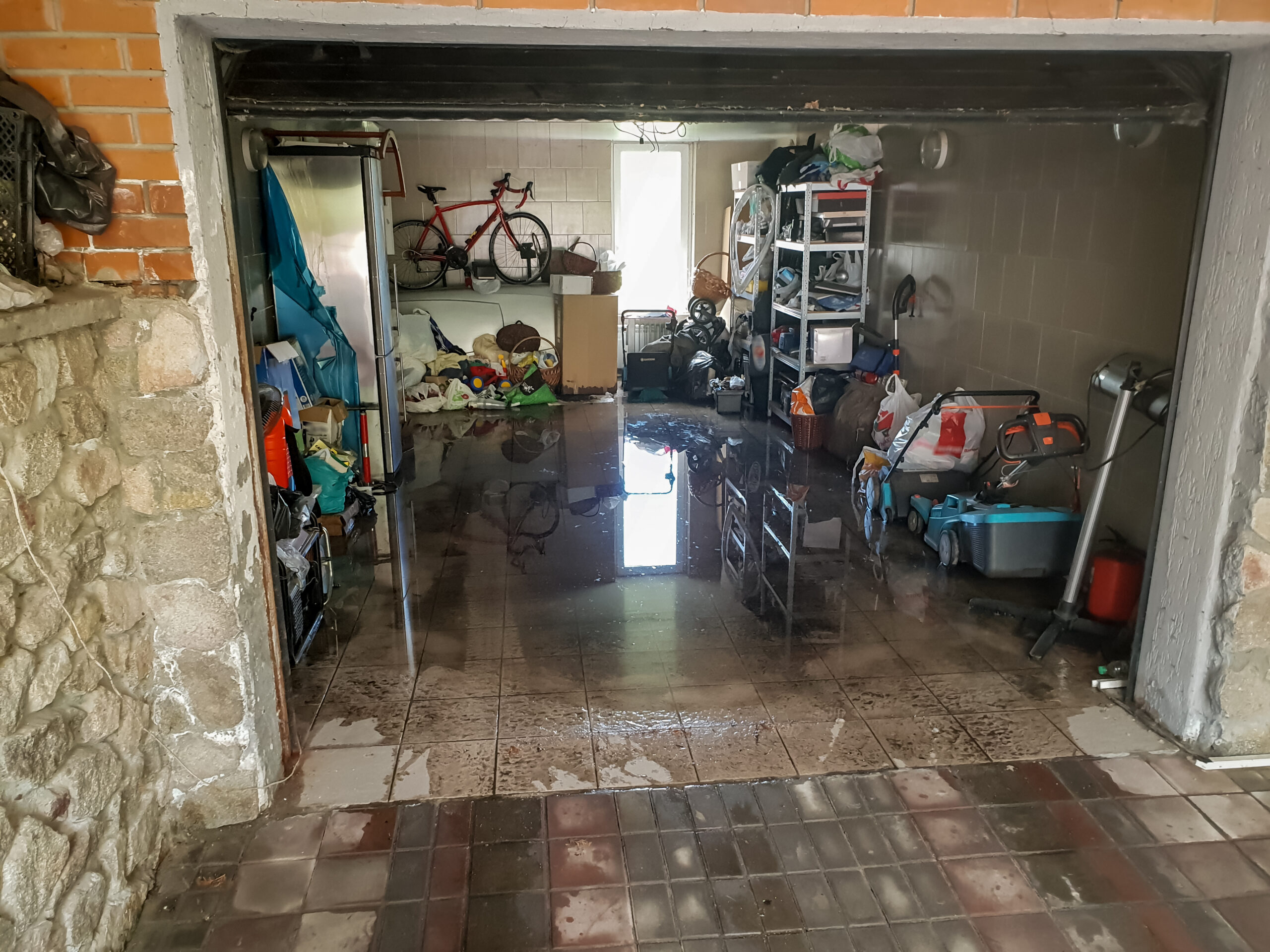 water in basement