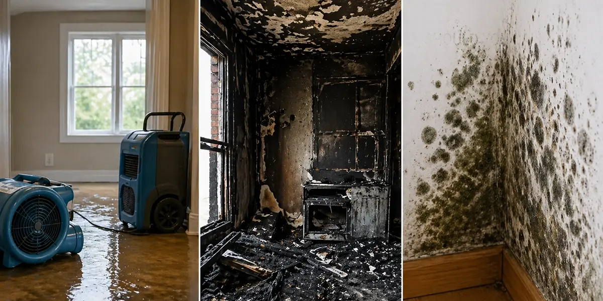 Water, Fire, or Mold: Which Restoration Service Do You Need and When Should You Call?