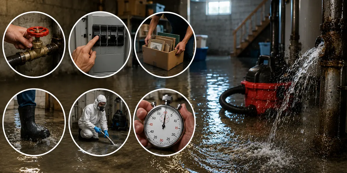 Immediate Safety Steps After Water Damage